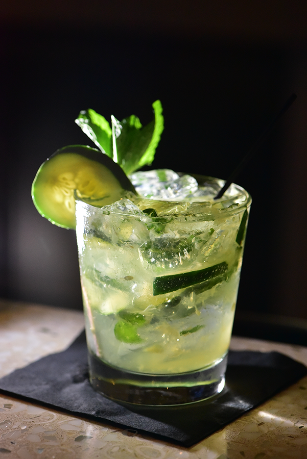 Cucumber Mint Gimlet Milk Punch Media