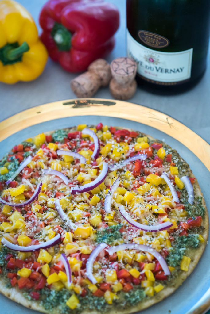 Rainbow Pesto Pizza - Milk Punch Media